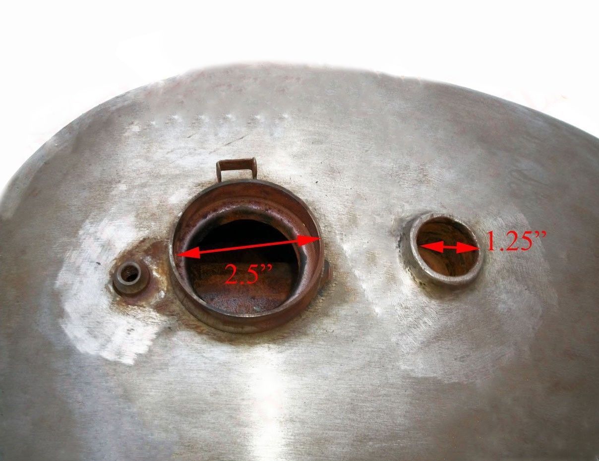 New BSA Goldstar Catalina Trials 2 Gallon Aluminium Petrol Fuel Tank  