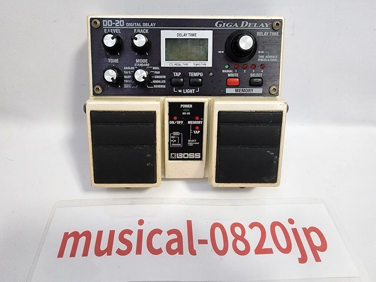 【美品】BOSS DD-20 デジタルディレイ BOSS DD-20 Digital Delay GIGA DELAY Guitar Effects Pedal | eBay