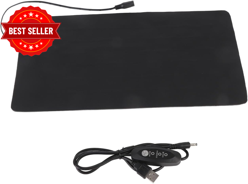 Seedling Heat Mat with Adjustable Temperature, 3 Gear Settings, 8.5W Waterproof