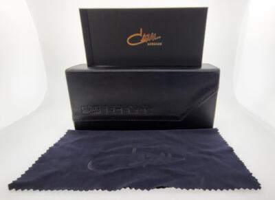 Pre-owned Cazal Sunglasses 9094 002 56mm Matt Black Gold Frame With Grey Gradient Lenses In Gray