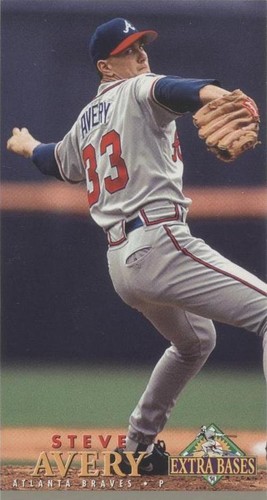 1994 Fleer Extra Bases - Steve Avery #199