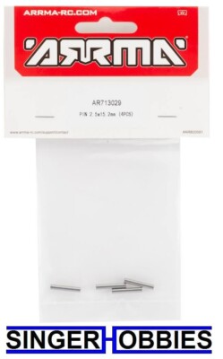 Arrma ARAC5031 4S Pin 2.5x15.2mm (4) NEW SEALED AR713029 HH