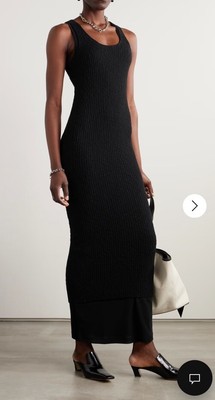 Jil Sander Rib Knit Dress Size 38 1510$