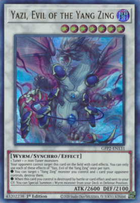 Yugioh! LP Yazi, Evil of the Yang Zing - GFP2-EN131 - Ultra