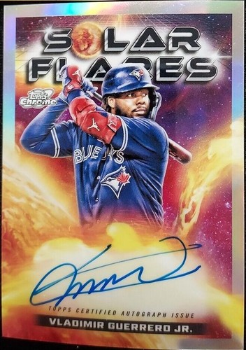 VLADIMIR GUERRERO JR TOPPS COSMIC CHROME ASTROLOGICALLY ALIGNED