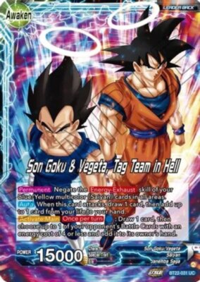 NM-Mint DBS:M Son Goku // Son Goku & Vegeta, Tag Team in Hell
