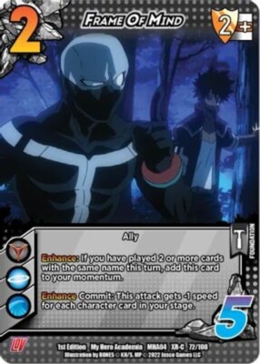 4X-Frame Of Mind (XR) - 1st Edition-MHA04-League of Villains-Universus