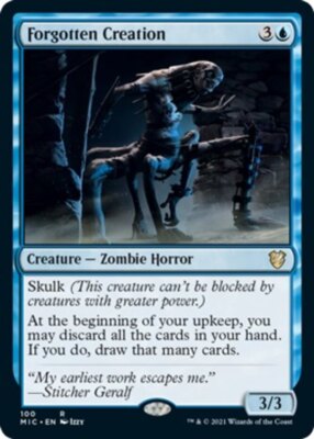 x1 Forgotten Creation R MTG Commander Innistrad: Midnight Hunt M/NM, English