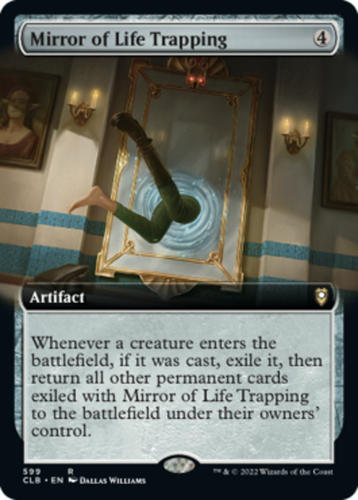 Mirror of Life Trapping - Foil - Extended Art x1 NM Magic the Gathering 1x Comma