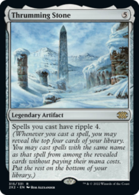 MTG Thrumming Stone, NM-Mint, English Double Masters 2022
