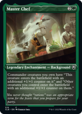 x4 Master Chef - Foil Etched C MTG Commander Legends: Battle for Baldur's Gate M