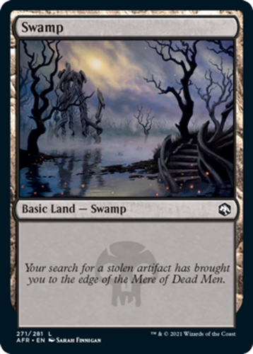 ︎^_^ 1x Swamp | FOIL Basic Land 271/281 | Forgotten Realms | MTG