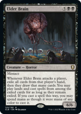 Elder Brain #125/361 (NM) Baldur's Gate CLB Magic MTG