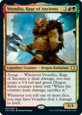 Vrondiss, Rage of Ancients - Foil-[Commander: Adventures in the Forgotten Realms