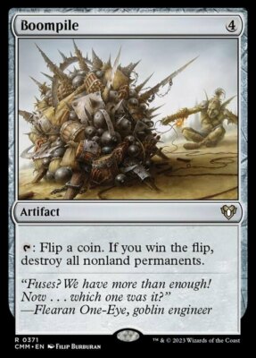 4x MTG Boompile, NM-Mint, English Commander Masters