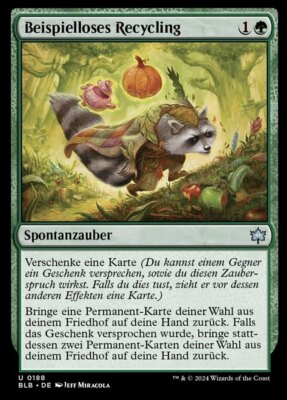 x4 Peerless Recycling - Foil U MTG Bloomburrow M/NM, English