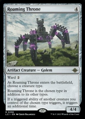 MTG Roaming Throne, NM-Mint, English The Lost Caverns of Ixalan