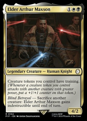 MTG | Elder Arthur Maxson | 0102 | (NM) | Universes Beyond: Fallout 