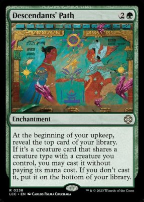Descendants' Path Light Play, English Magic the Gathering MTG Commander: The Los