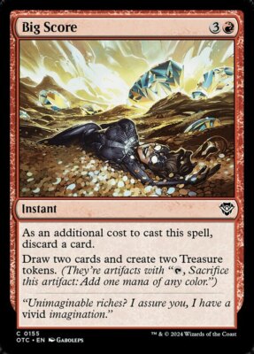 MTG Big Score NM-Mint Commander: Outlaws of Thunder Junction 