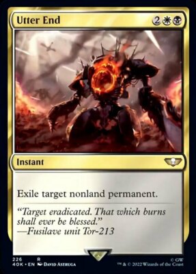 1x Utter End NM-Mint, English Universes Beyond: Warhammer 40,000 MTG Magic