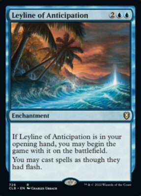 x1 Leyline of Anticipation - Deck Exclusive R MTG Commander Legends: Battle for 