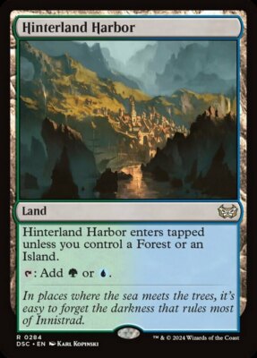 x1 Hinterland Harbor R MTG Commander: Duskmourn: House of Horror M/NM, English