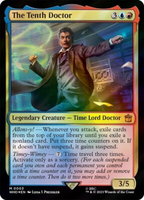 The Tenth Doctor - Foil x1 NM Magic the Gathering 1x Doctor