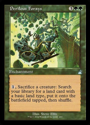 1 x Perilous Forays - Retro Frame - Ravnica Remastered - NM-Mint - MTG