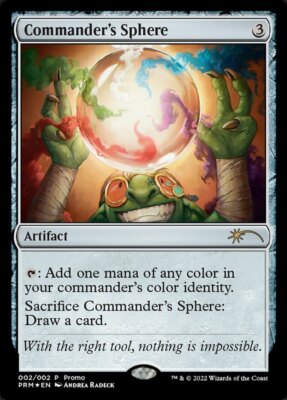 1x Commander's Sphere (002/002) - FOIL PROMO MTG Unique & Misc. Promos NM Magic 