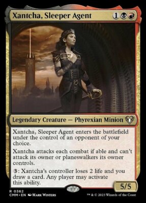 Xantcha, Sleeper Agent #0362 (NM) Commander Masters Magic MTG