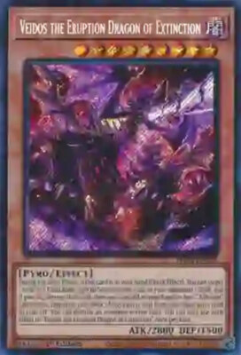 Yugioh! Veidos the Eruption Dragon of Extinction - PHNI-EN090 - Secret Rare - 1s