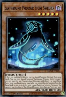 Yugioh! Earthbound Prisoner Stone Sweeper - MZMI-EN028 - Super Rare - 1st Editio