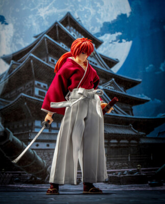 GT Dasheng model DASIN-LK rurouni kenshin HIMURA KENSHIN Red Blue figure 17CM ！