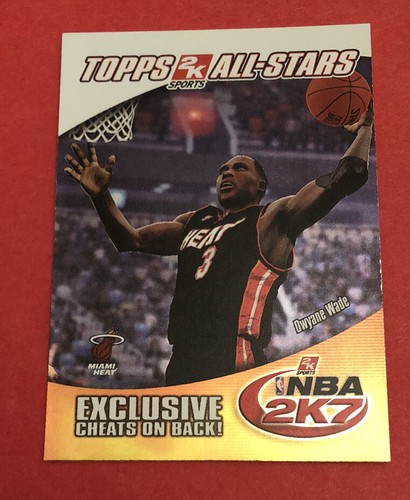 DWYANE WADE 2006-07 Topps 2K Sports All-Stars 2K7 #2 MIAMI