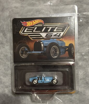 Hot Wheels 2024 Collectors Elite 64 Bugatti Type 59 Blue New Sealed In Hand