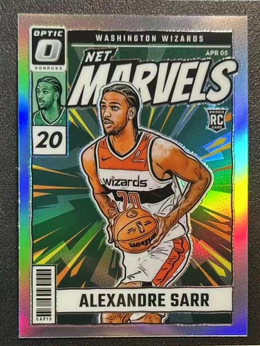 2024-25 Panini Donruss Optic Alexandre Sarr Wizards RC Rookie Net