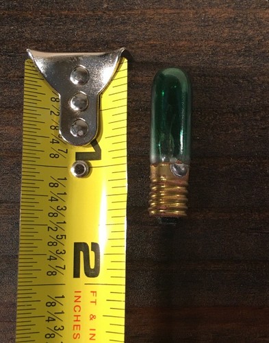 Box of 83 - Green 6.4 VOLT Incandescent Screw In Miniature Blinker Bulbs