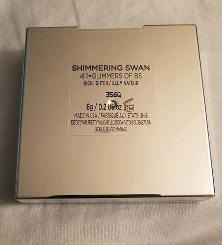Pretty Vulgar Shimmering Swan Highlighter ' Glimmers Of BS ' ~ New