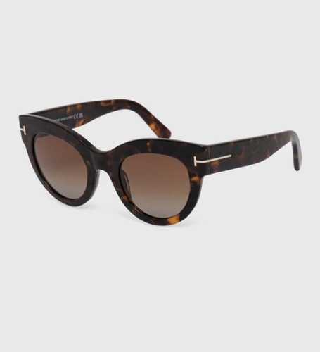 TOM FORD TOM FORD LUCILLA FT1063 - 52T DARK HAVANA SUNGLASSES