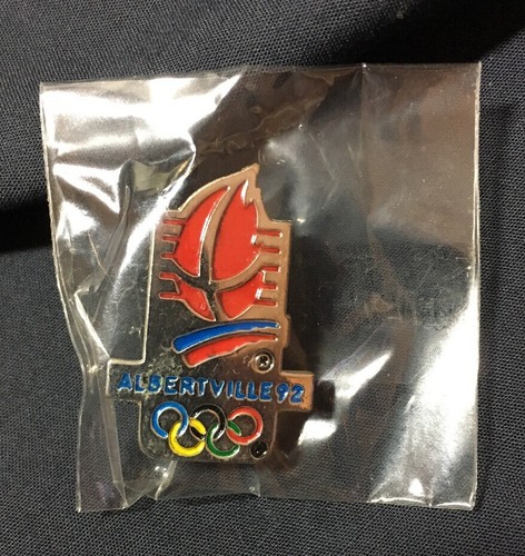 1992 OLYMPIC PIN ALBERTVILLE 92  OLYMPIC RINGS