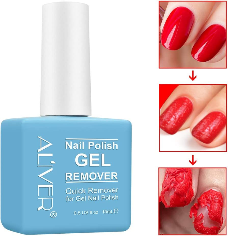 Gel Nail Polish Remover,Professional Remove Gel Nail Polish,No Need for Foil,Qui