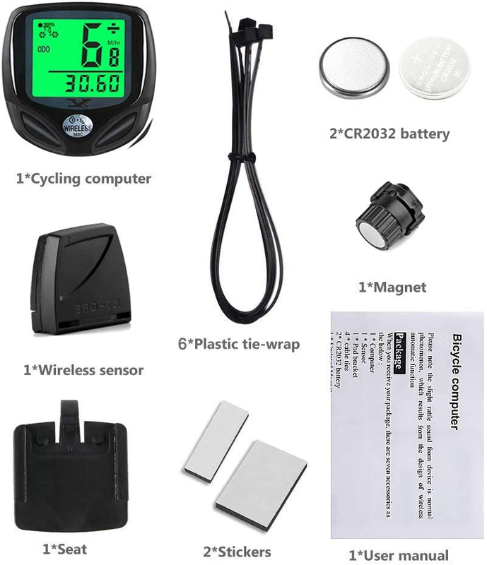 Bicycle Speedometer and Odometer Wireless Waterproof Cycle Bike Computer