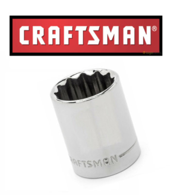 NEW-CRAFTSMAN SOCKETS, 1/4, 3/8 & 1/2'' DR. SHALLOW/6 &12 PT- Buy 2 get 1 Free