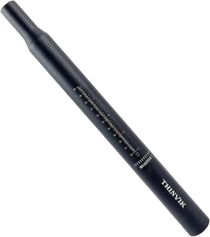 Bike Seat Post Matte Aluminum Alloy,Length 350Mm,Bicycle Seat Post Repl