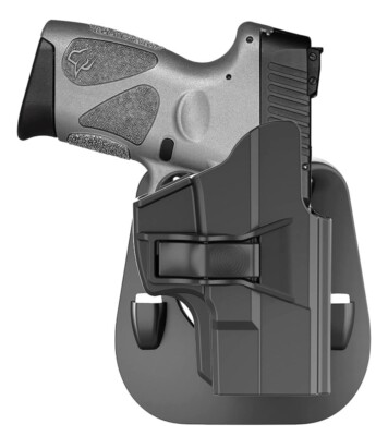  OWB Quick Release RH Paddle Holster, Auto Lock, For Taurus PT111 G3 G2 G2C G3C
