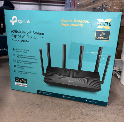 TP-Link AX5400 Multi-Gigabit Wi-Fi 6 Router - NOB | eBay TP-Link AX5400 Multi-Gigabit Wi-Fi 6 Router - NOB | eBay