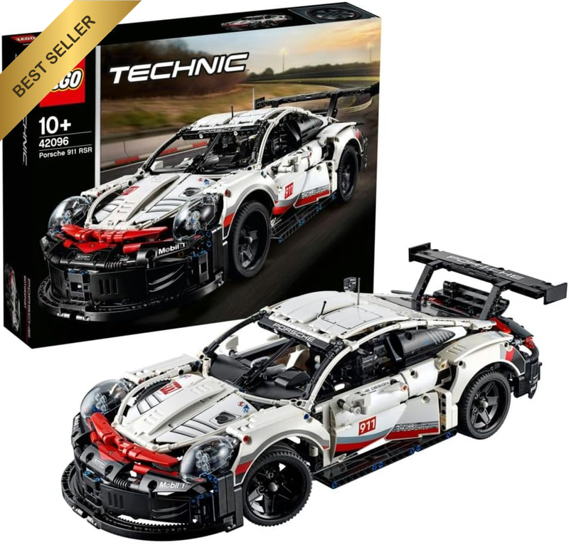 ® Technic Porsche 911 RSR Supercar Building Set (1580 Pcs) Sports Race Car Advan