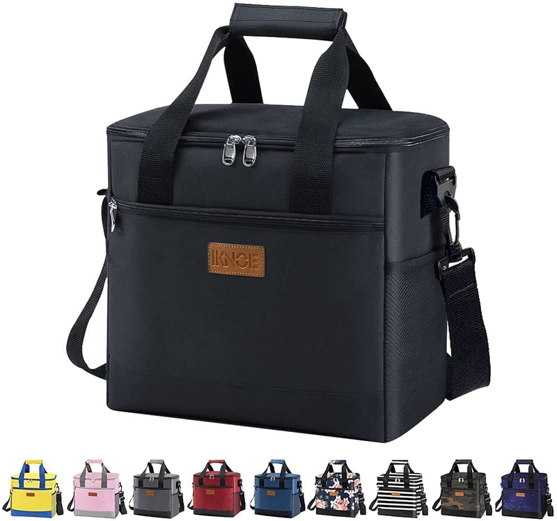 Bag Collapsible 24 Can Insulated Bags Leakproof Lunch Cooler