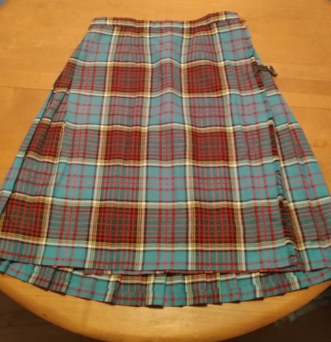 Scotland  Wool Lot Cutter Fabric 2 Skirts  UpCycle Quilting Crafts